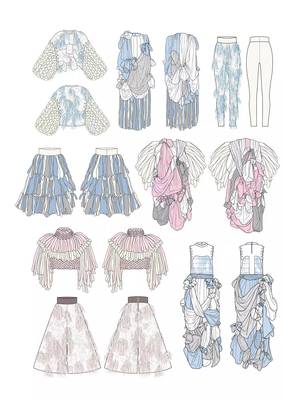 服裝設計留學作品集 從“靈感”到“成衣”的創意思維完全釋放